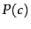$P(\tcjclass)$