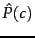 $\hat{P}(\tcjclass)$